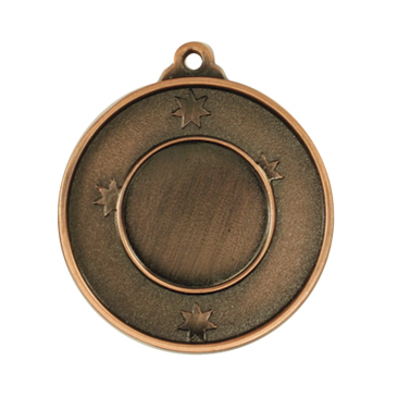 1075-0BR Southern Cross Medal-25mm insert