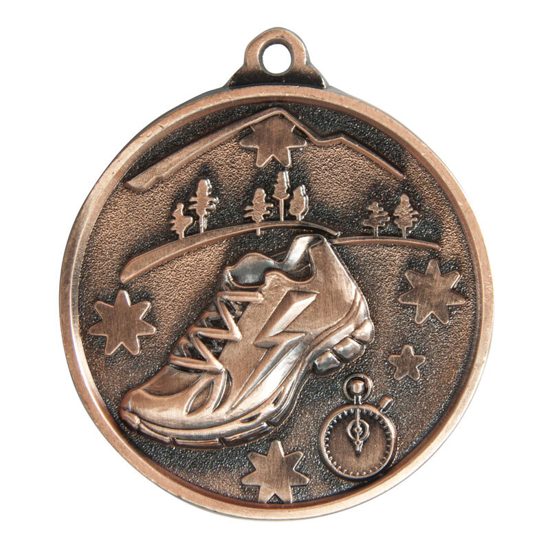 1075-CROSS-BR Southern Cross Medal-Cross Country