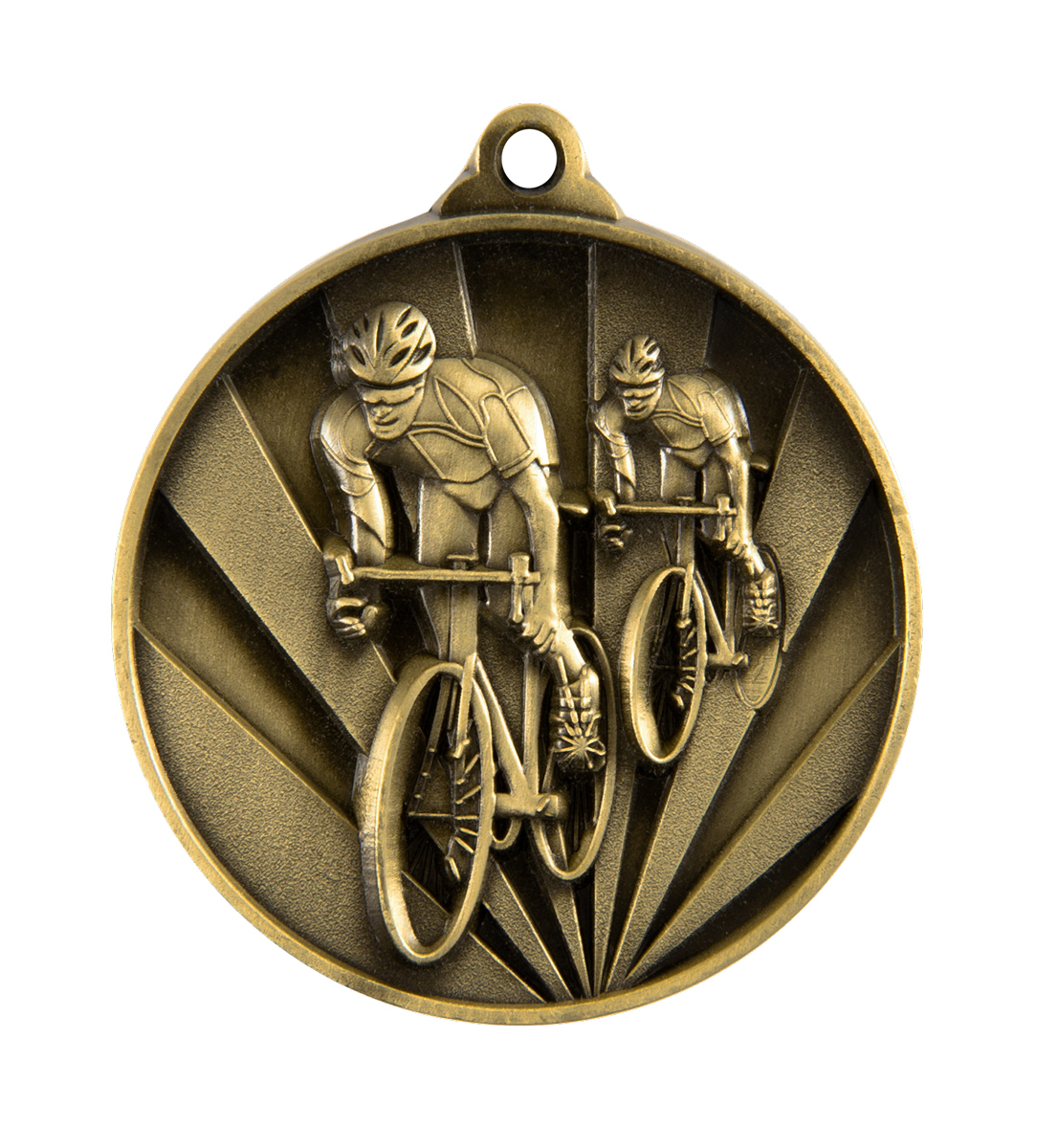 1076-14G Sunrise Medal-Cycling