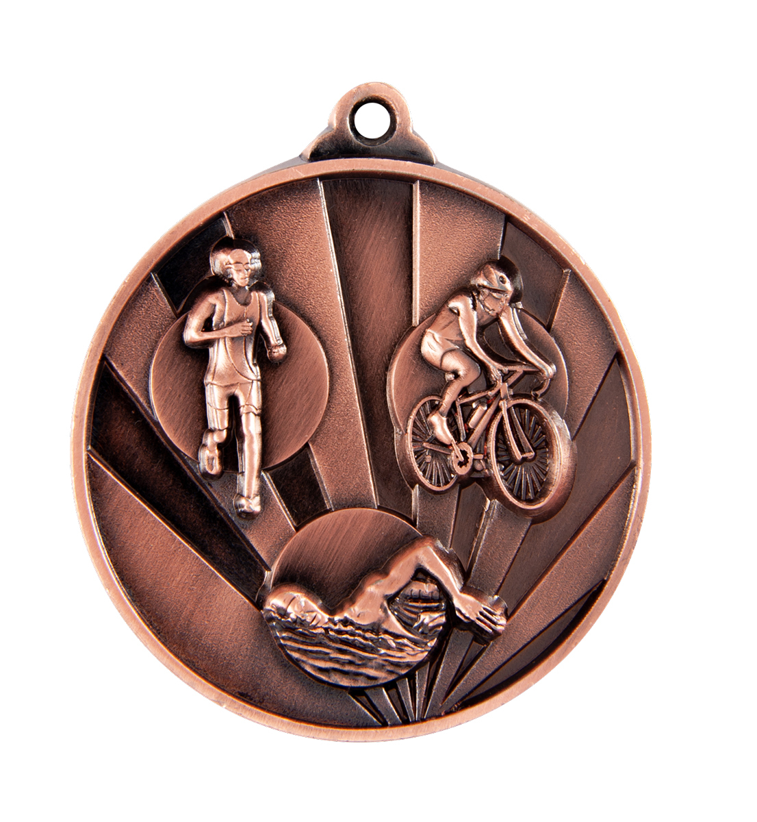 1076-15BR Sunrise Medal-Triathlon