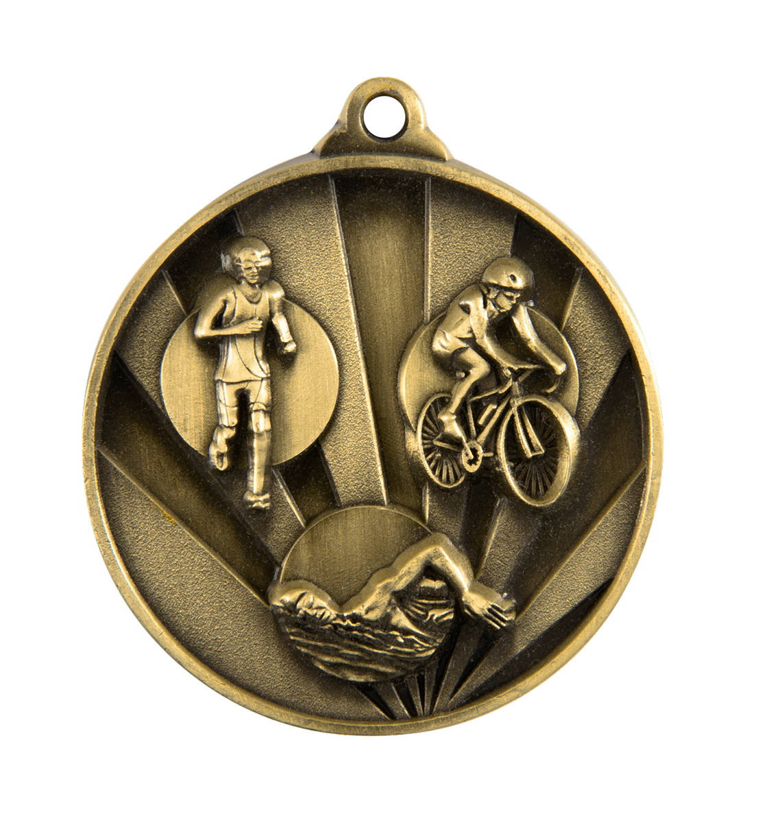 1076-15G Sunrise Medal-Triathlon