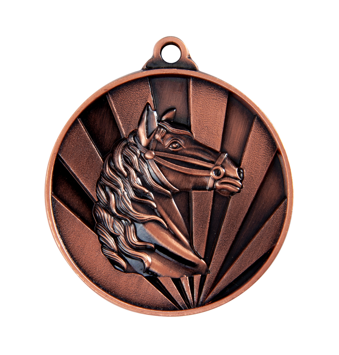 1076-29BR Sunrise Medal-Horses