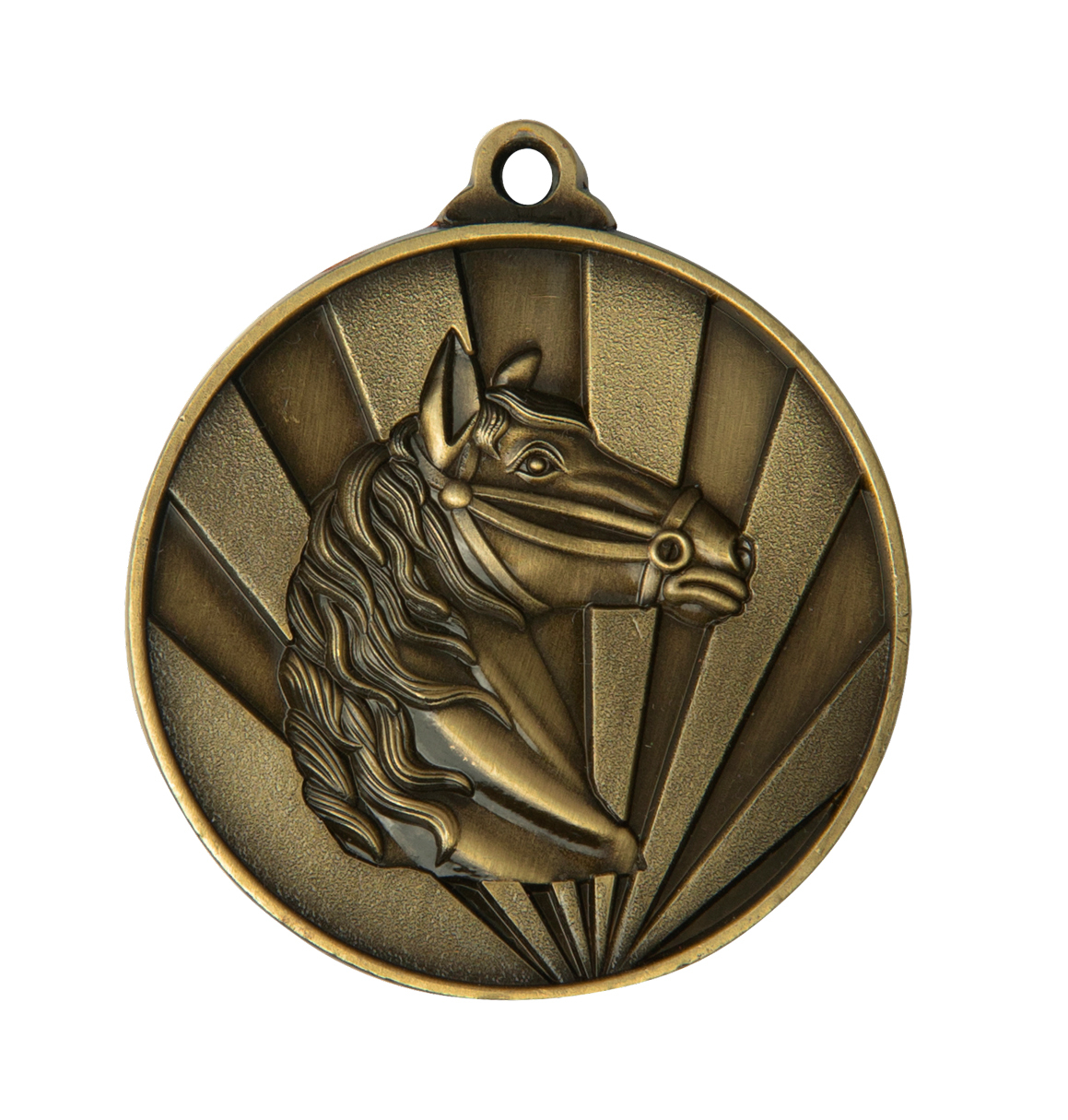 1076-29G Sunrise Medal-Horses
