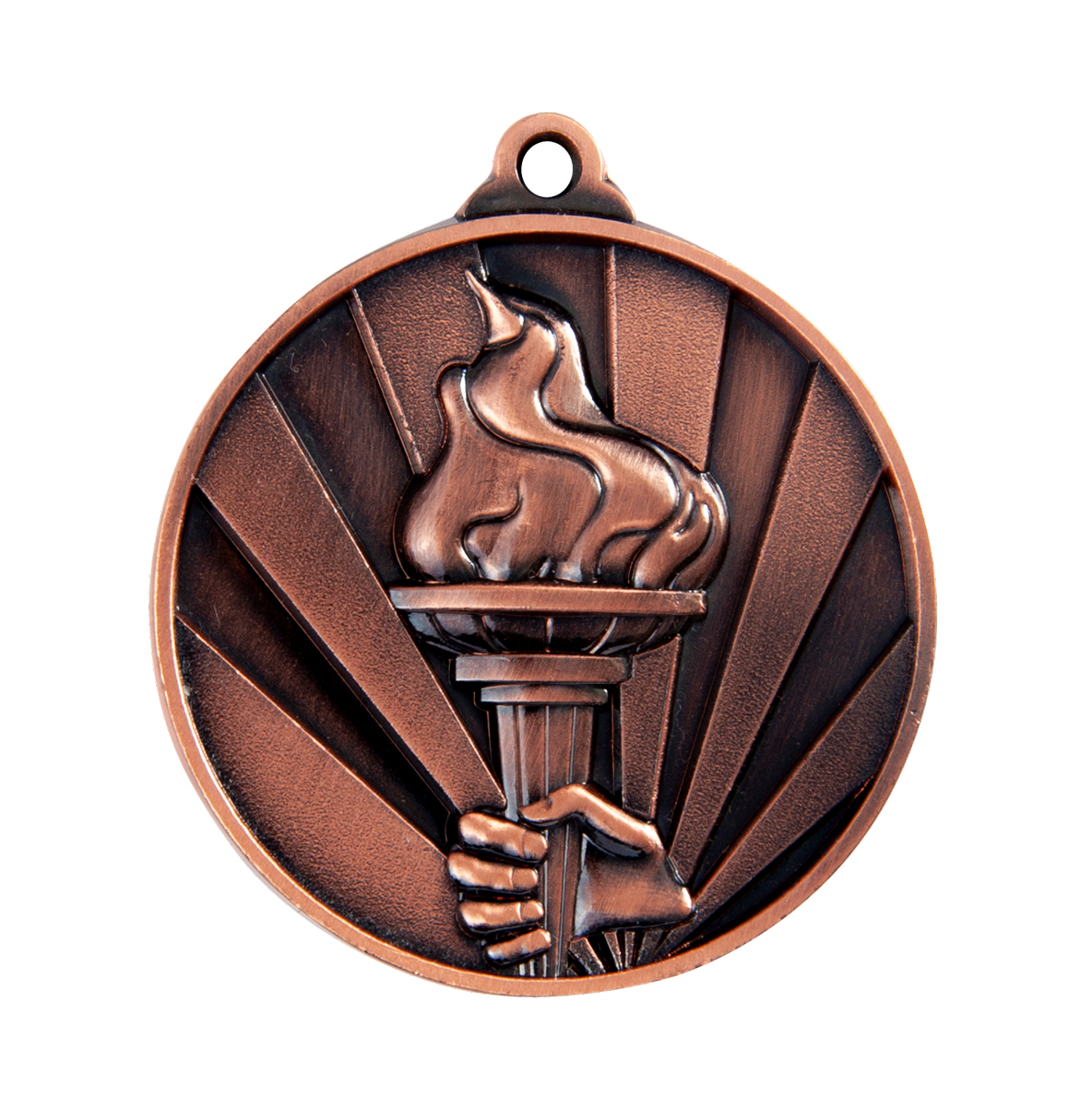 1076-35BR Sunrise Medal-Victory Torch