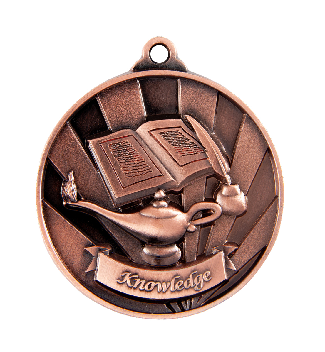 1076-39BR Sunrise Medal-Lamp of Knowledge