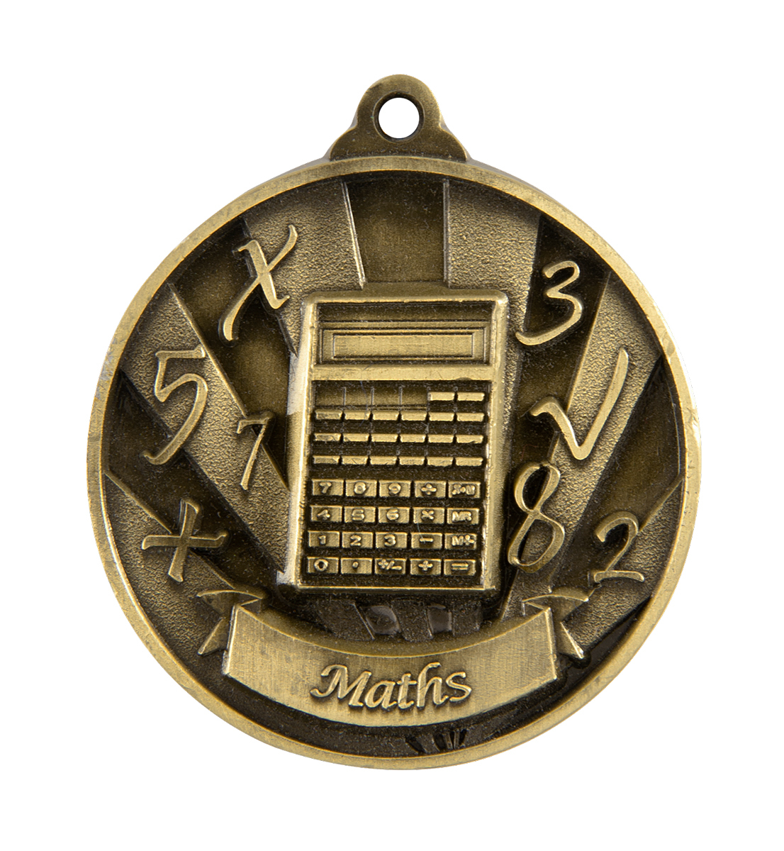 1076-40G Sunrise Medal-Maths