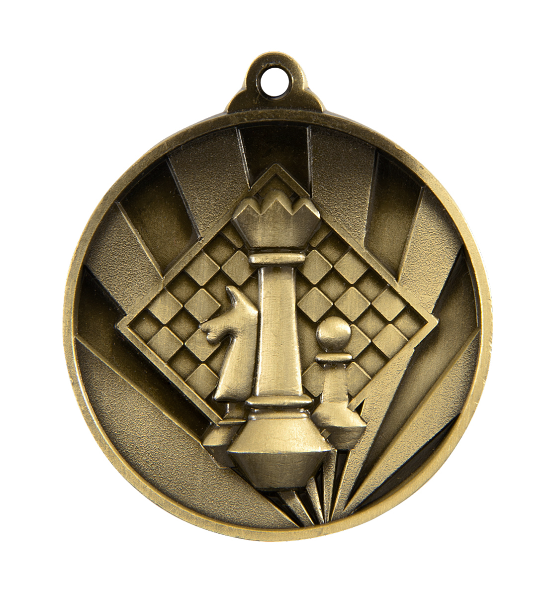 1076-43G Sunrise Medal-Chess