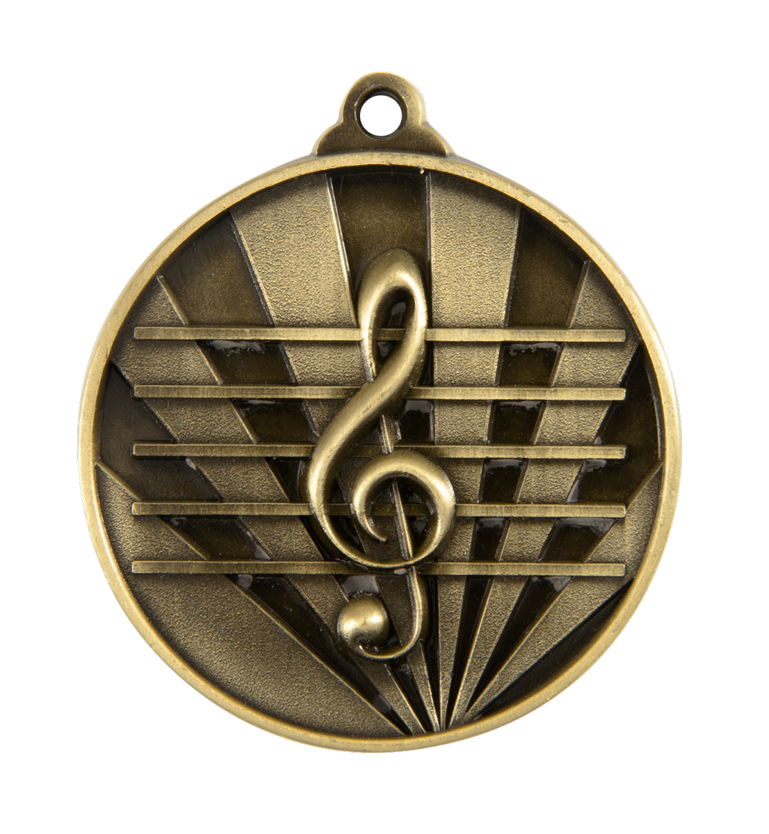 1076-44G Sunrise Medal-Music