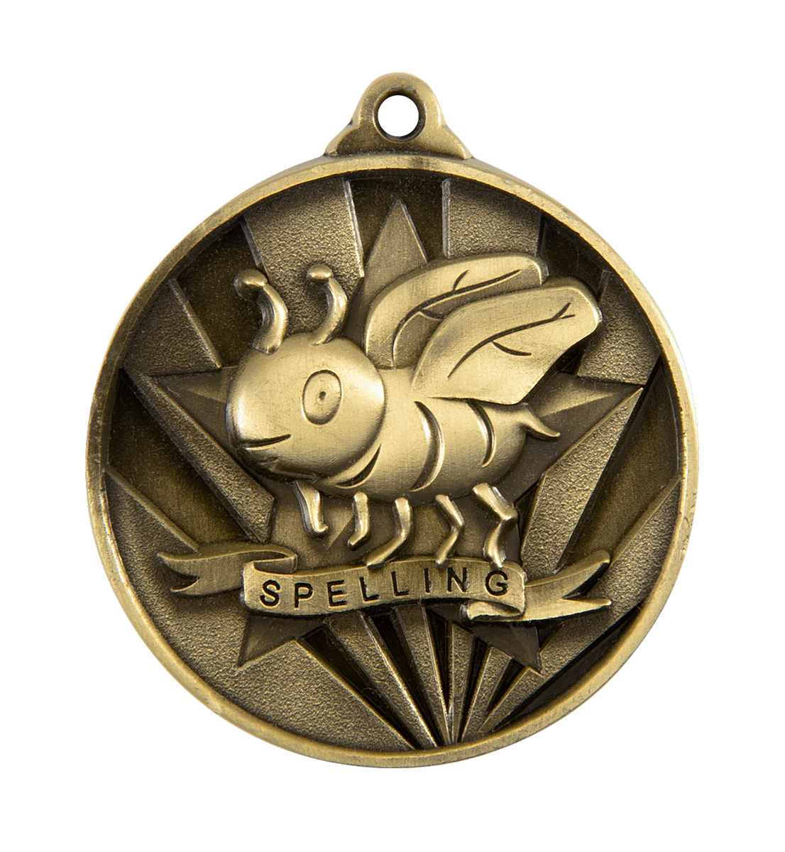 1076-50G Sunrise Medal-Spelling