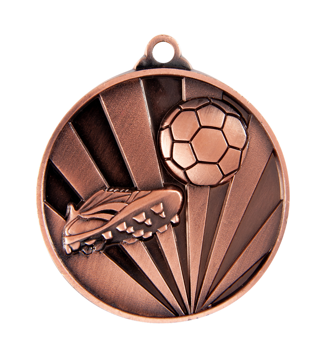 1076-9BR Sunrise Medal-Football
