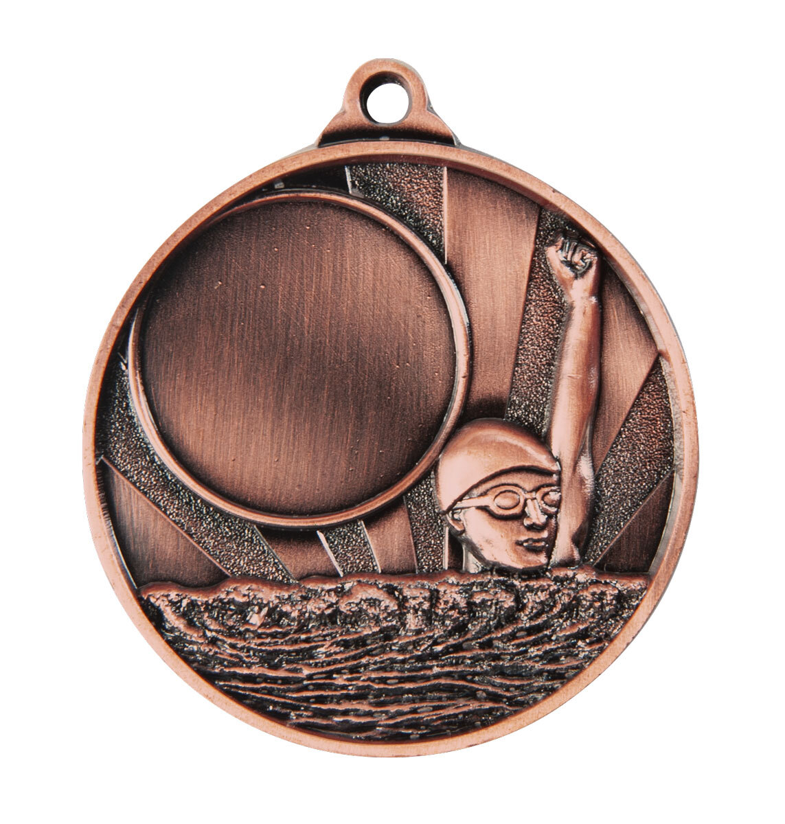 1076C-2BR Sunrise Medal-Swimming+25mm insert