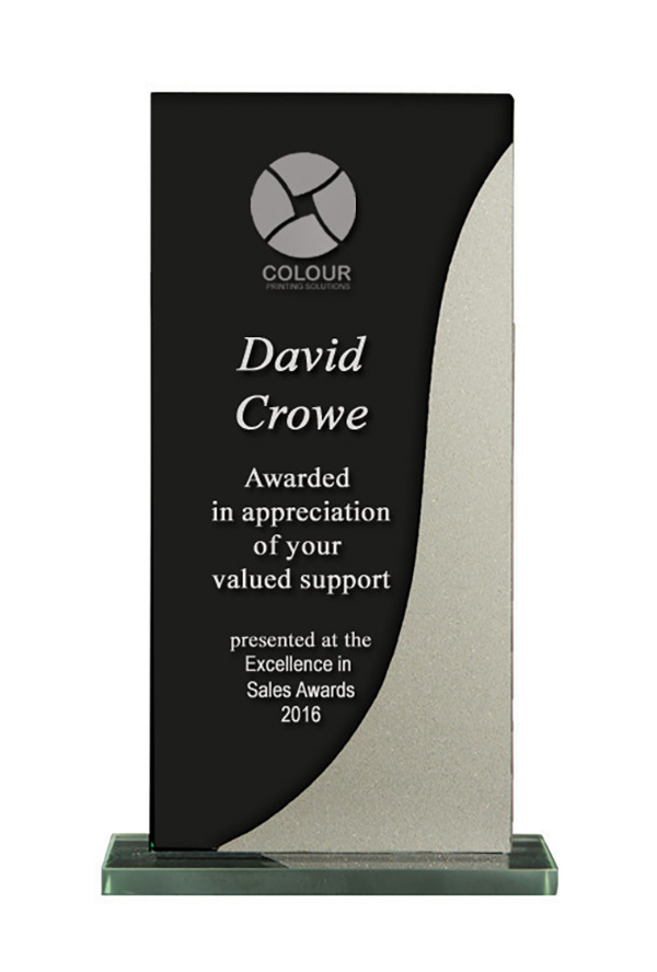 1255-3BKS Glass-Black/Silver