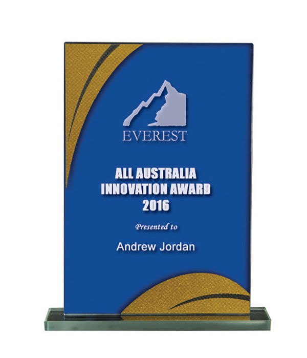 1255-3BUG Glass-Blue/Gold