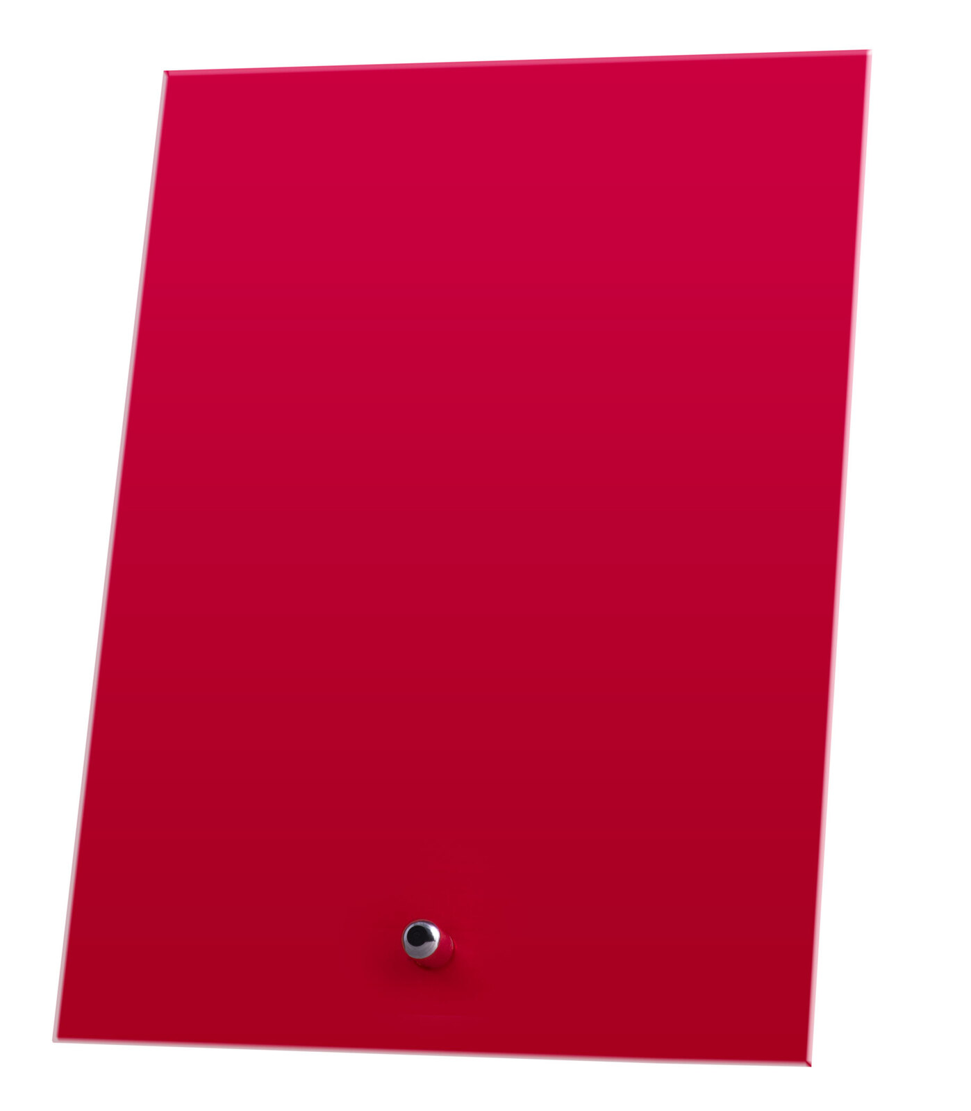 1268-3R Laser Glass Rectangle Red
