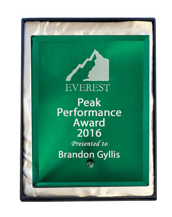 1270-3GN Laser Glass Rectangle-Green