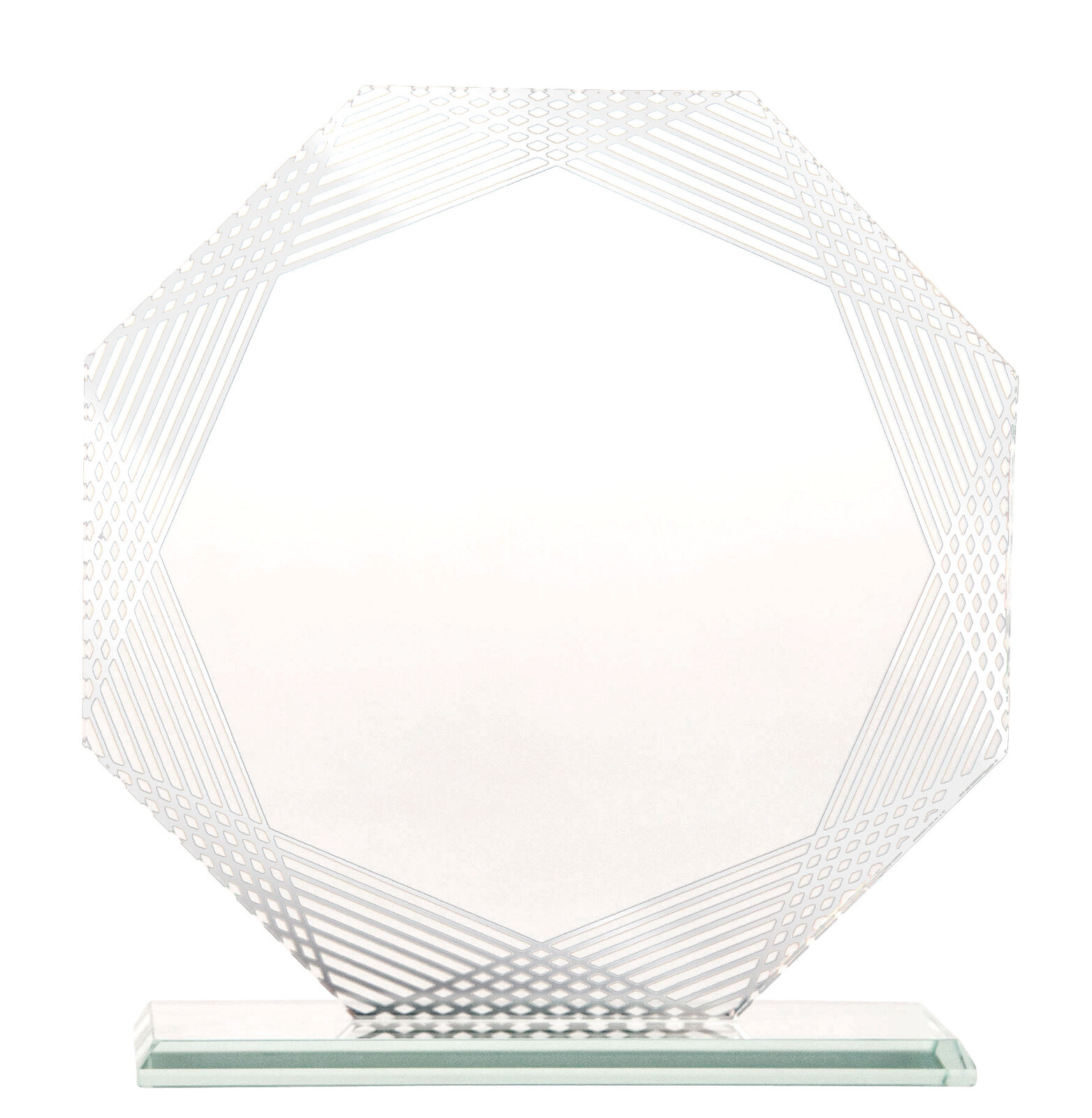 1288-3C Mirror Edge Glass-Octagon