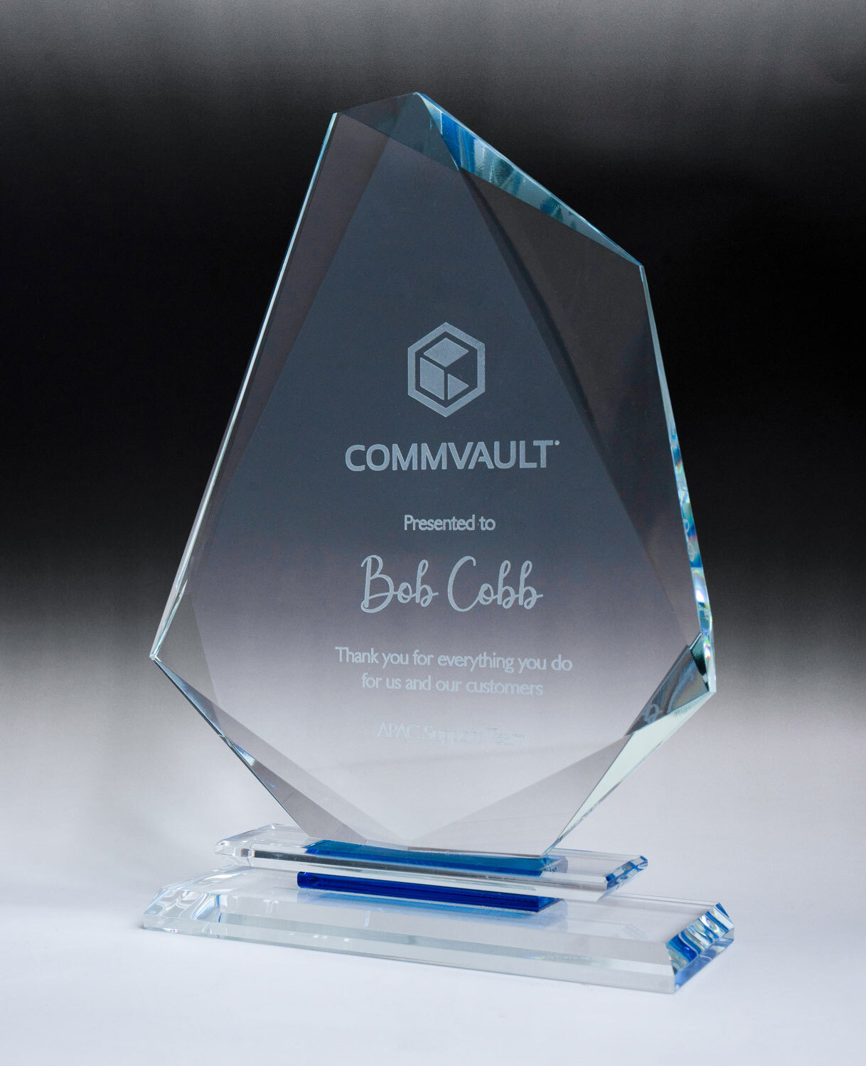 1340-3 Aquamarine Glass-Sail