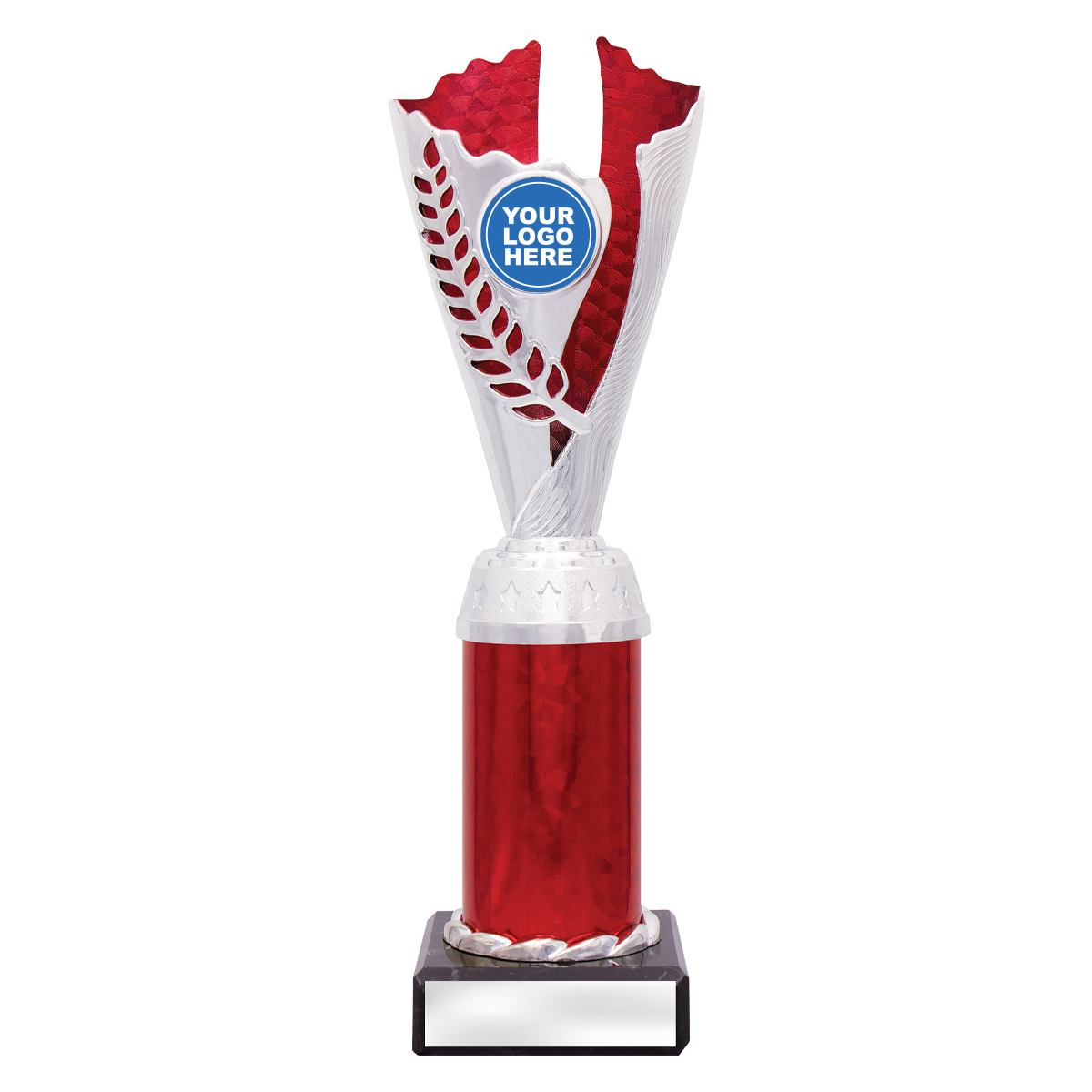 CUP23 Spirit Cups - Silver / Red