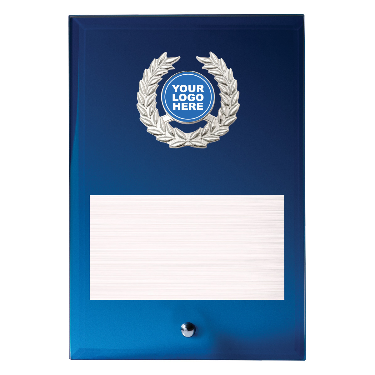 GA03 Blue Glass Plaque