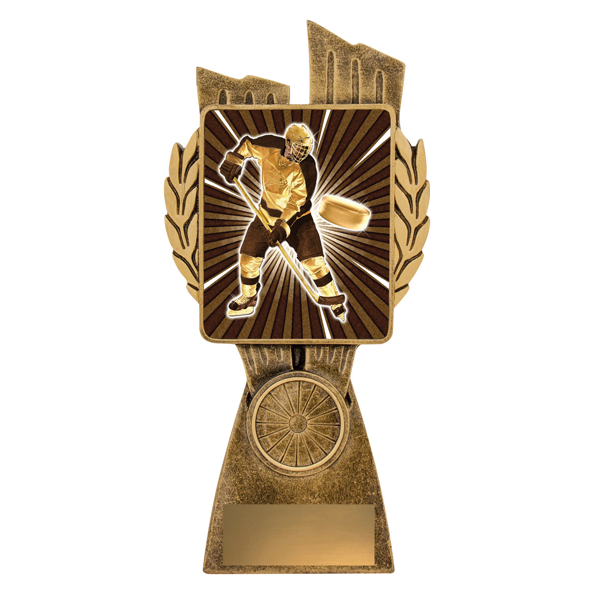 LR050 Antique Gold Lynx - Ice Hockey