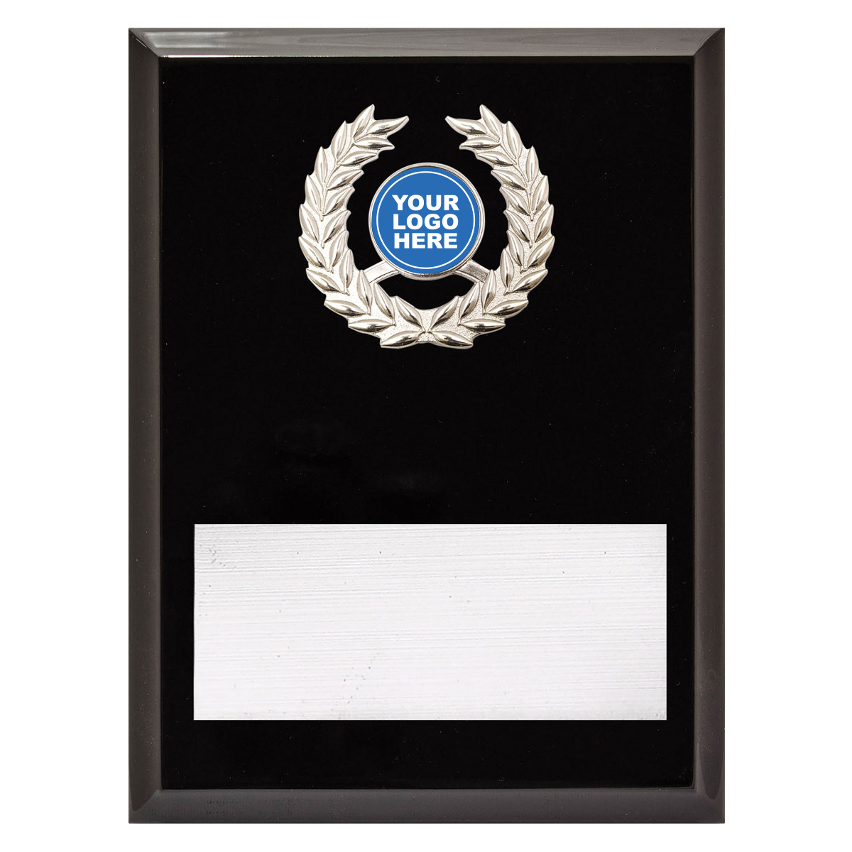 PL04 Laurel Plaque - Silver