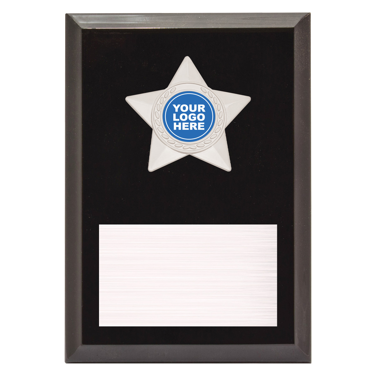 PL08 Star Plaque - Silver