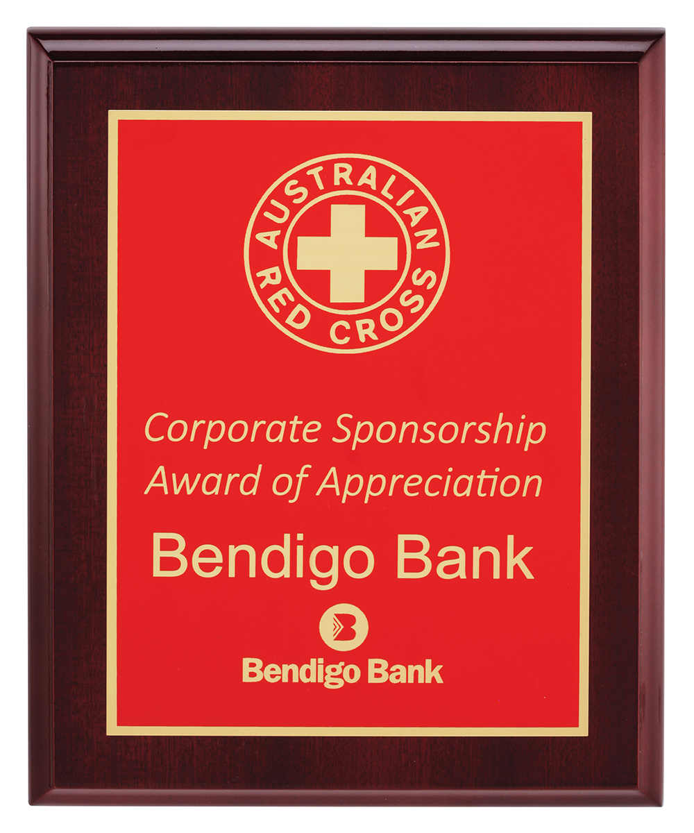 DPRD Designer Red Plaque