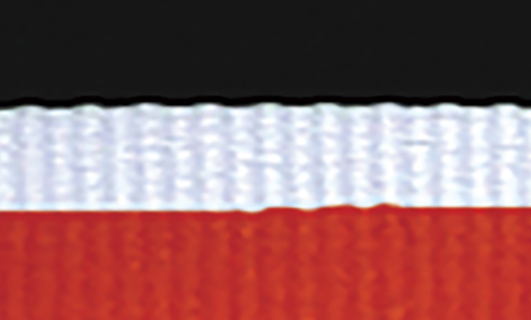 1065R-WH-BK Red / White / Black Ribbon