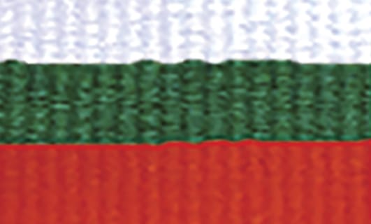 1065WH-GN-R White / Green / Red Ribbon