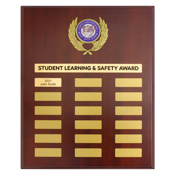 PEQ-12-01 Standard Logo Plaque