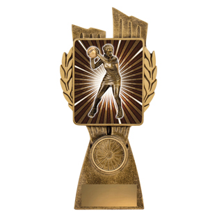 LR091 Antique Gold Lynx - Netball Player