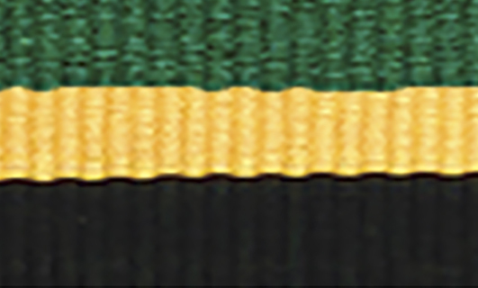 1065GN-Y-BK Green / Yellow / Black Ribbon
