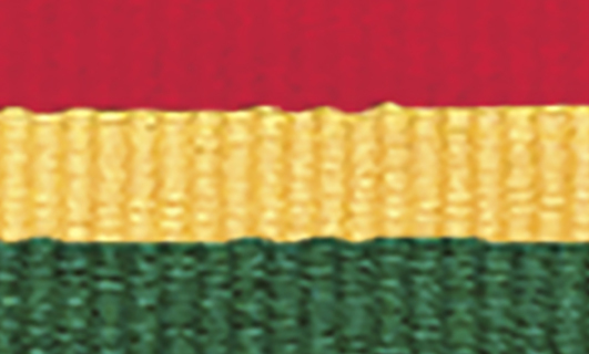 1065R-Y-GN Red / Yellow / Green Ribbon
