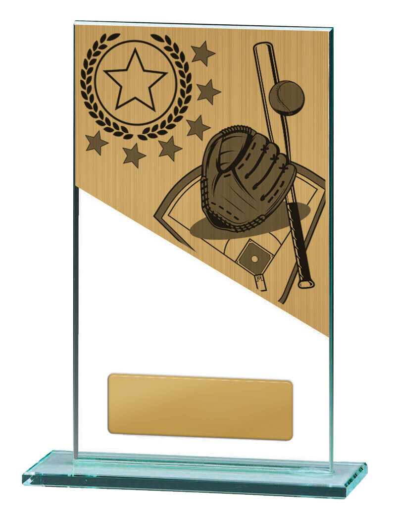 Baseball Theme on Glass