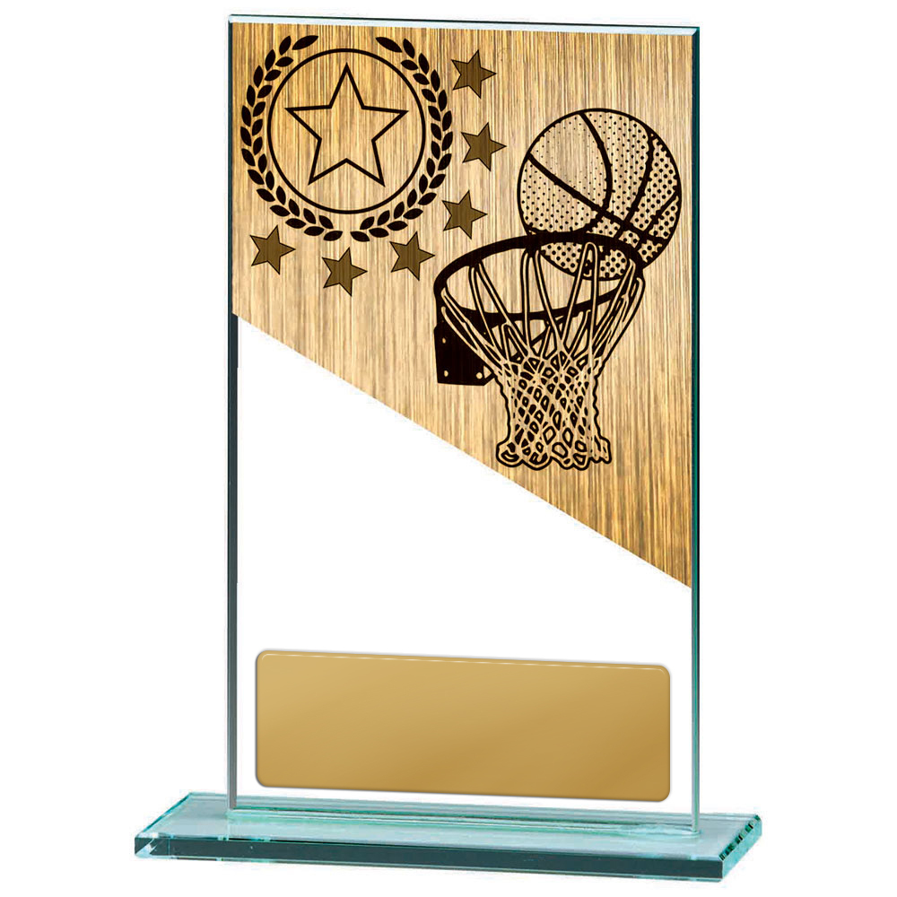 Basketball Theme on Glass