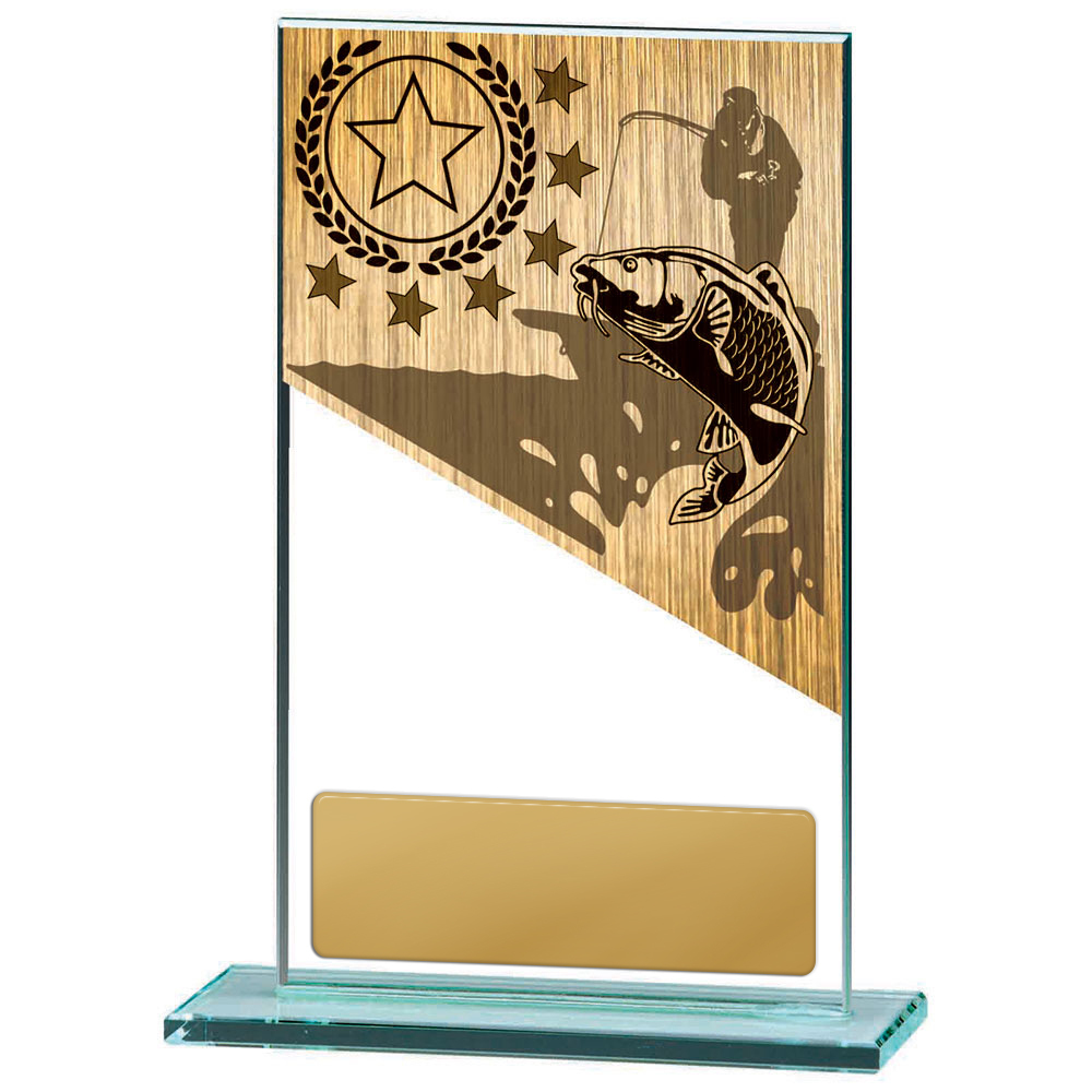 Fishing Theme on Glass