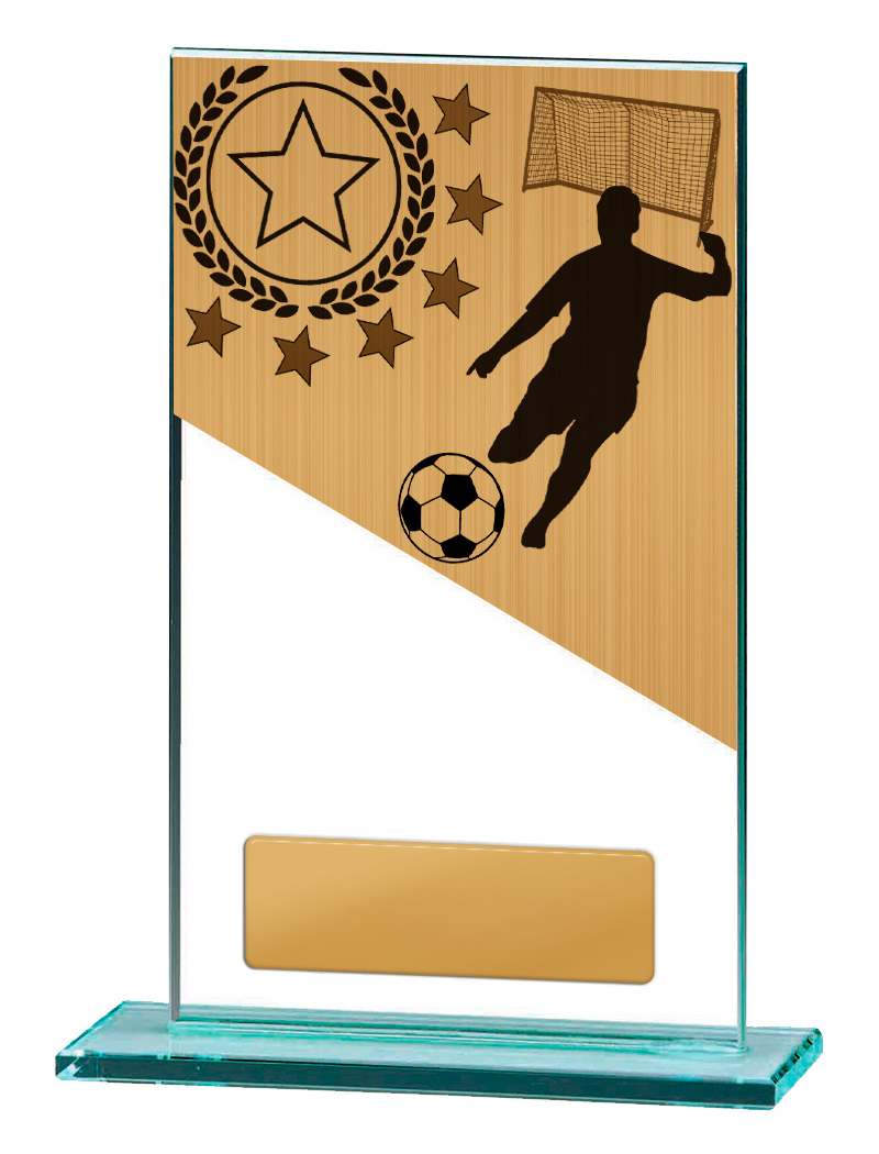 Football Theme on Glass