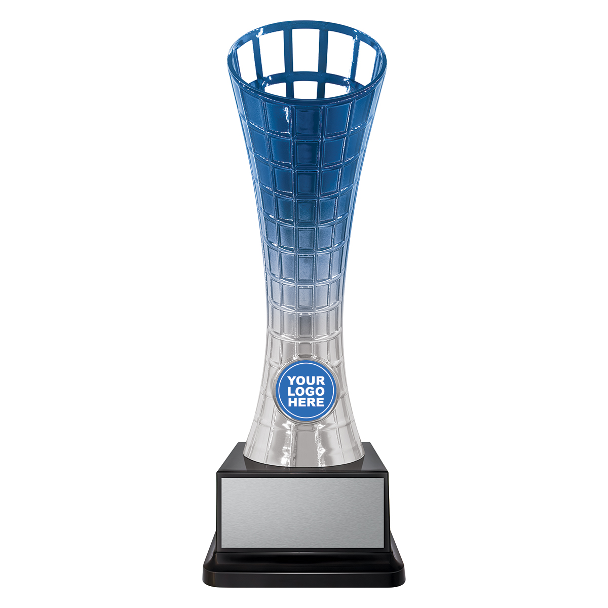 CUP292 Clarion Cup - Silver / Blue