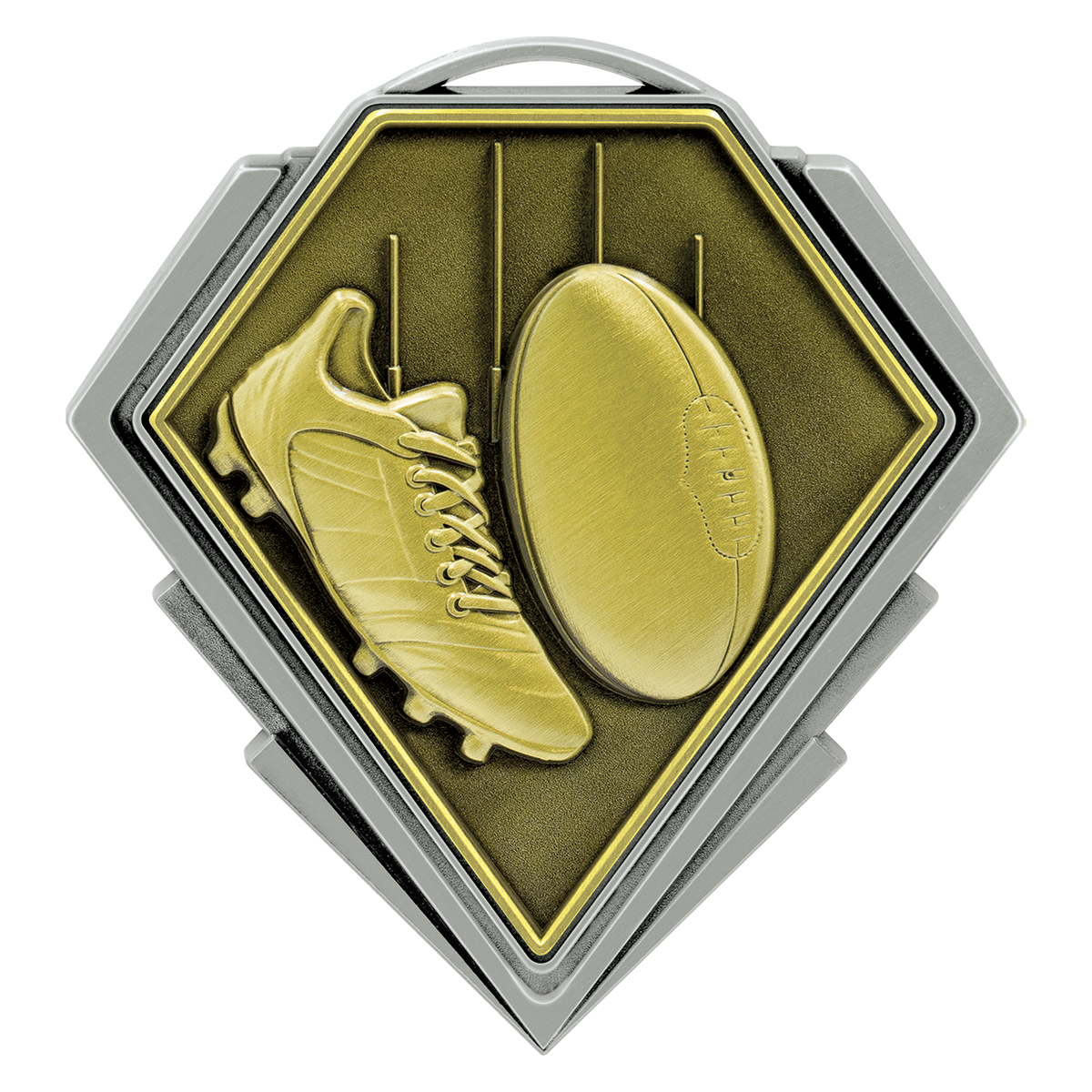 DL188S Diamond Glow - Aussie Rules - Silver