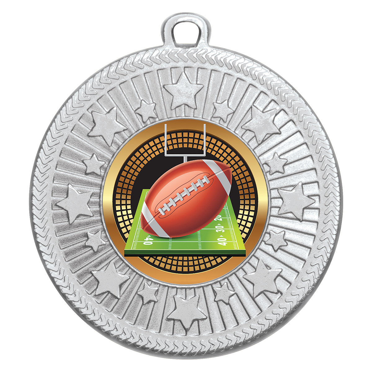 STB55S Starlight - American Football - Silver