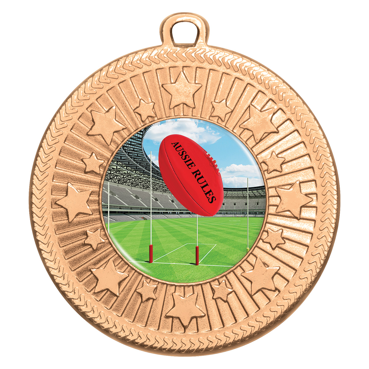 STC882B Aussie Rules - Starlight - Bronze